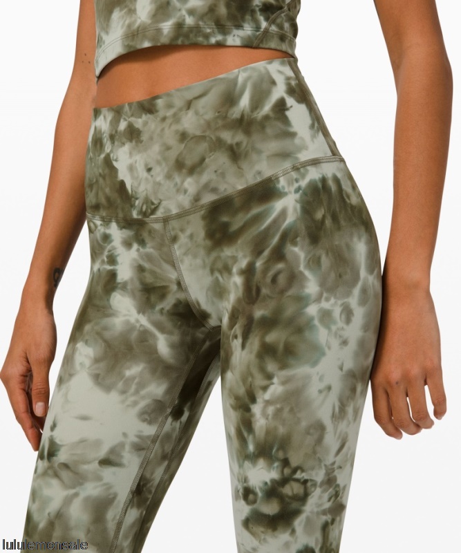 Lululemon Damen DELULU039 | Align Hochhaushose 28 Dark Olive